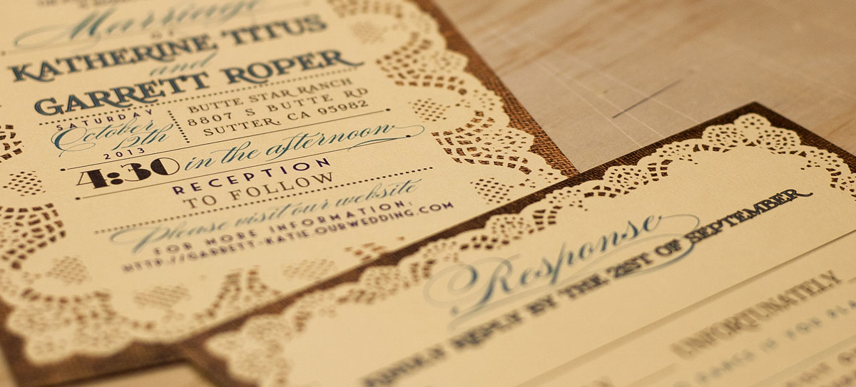  printed invitations 